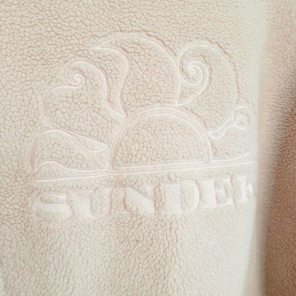 Sunder Sherpa Sweatshirt Womens Size X-Small Light Pink Crewneck Athleisure Boho - Picture 3 of 7